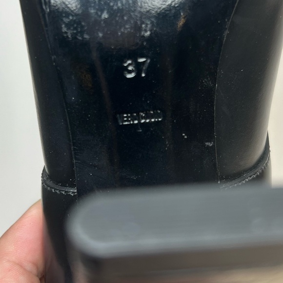 New! Alexander Wang Lys High-Cut Pointed-Toe Black Leather Bootie | 37 - Picture 10 of 12